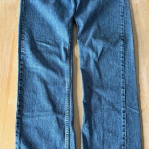 Levi’s 505 Original Straight Fit Jeans Black Wash W33 L34 Vintage Denim